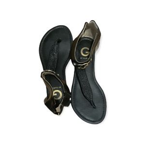 Brand new black guess sandals!